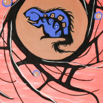 Muskrat, Acrylic on Canvas, 3'x5', 2010