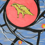 Falcon, Acrylic on Canvas, 3'x5', 2010
