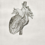 Heart Study, Etching, 16"x24", 2011