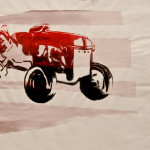 Tractor Series, Variable Edition, Silk Screen, 10"x14", 2012