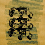 Tractor Series, Variable Edition, Silk Screen, 24"x36", 2012