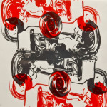 Tractor Series, Variable Edition, Silk Screen, 10"x14", 2012