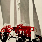 Tractor Series, Variable Edition, Silk Screen, 10"x14", 2012