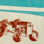 Tractor Series, Variable Edition, Silk Screen, 10"x14", 2012