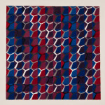 Red Violet Pattern, Gouache on Board, 12"x12", 2009